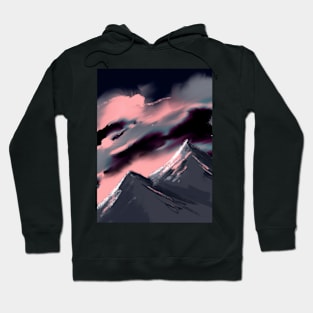 Dark mountain range calling Hoodie